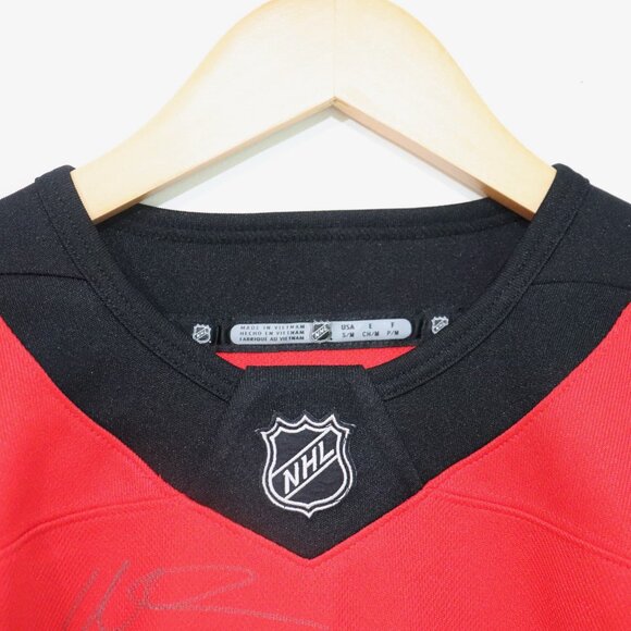 NHL Ottawa Senators Mark Borowiecki #74 Autographed Jersey Youth Sz S/M Reebok - Picture 3 of 9